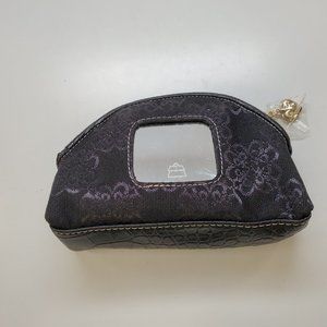 Kathy Van Zeeland Black Make-Up Bag